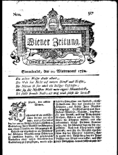 Wiener Zeitung 17811110 Seite: 1