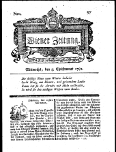 Wiener Zeitung 17811205 Seite: 1