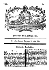 Wiener Zeitung 17830201 Seite: 1