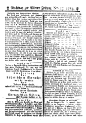 Wiener Zeitung 17830226 Seite: 17