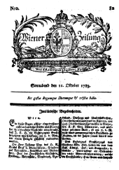 Wiener Zeitung 17831011 Seite: 1