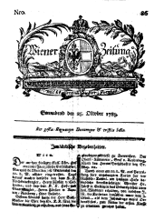 Wiener Zeitung 17831025 Seite: 1