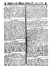 Wiener Zeitung 17831122 Seite: 17