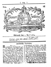 Wiener Zeitung 17840407 Seite: 1