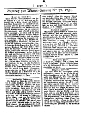 Wiener Zeitung 17840925 Seite: 25