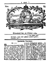 Wiener Zeitung 17841016 Seite: 1
