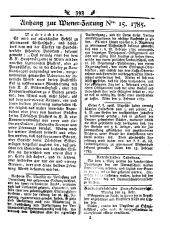 Wiener Zeitung 17850219 Seite: 9