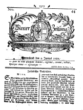 Wiener Zeitung 17870602 Seite: 1