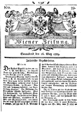 Wiener Zeitung 17890516 Seite: 1