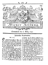 Wiener Zeitung 17900306 Seite: 1