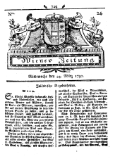 Wiener Zeitung 17900324 Seite: 1