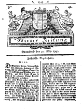 Wiener Zeitung 17900522 Seite: 1