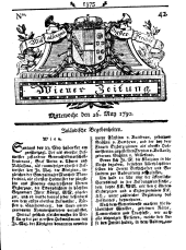 Wiener Zeitung 17900526 Seite: 1