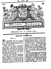 Wiener Zeitung 17900616 Seite: 1