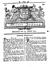 Wiener Zeitung 17900623 Seite: 1