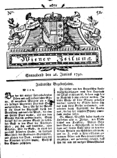 Wiener Zeitung 17900626 Seite: 1