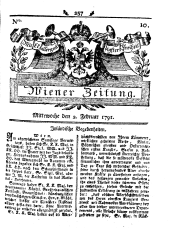 Wiener Zeitung 17910202 Seite: 1