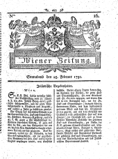 Wiener Zeitung 17920225 Seite: 1