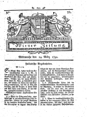 Wiener Zeitung 17920314 Seite: 1