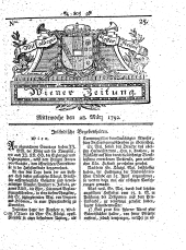 Wiener Zeitung 17920328 Seite: 1