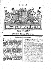 Wiener Zeitung 17920519 Seite: 1