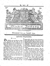 Wiener Zeitung 17920630 Seite: 1