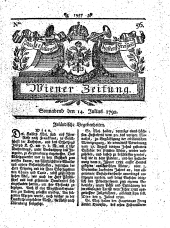 Wiener Zeitung 17920714 Seite: 1