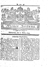 Wiener Zeitung 17930306 Seite: 1