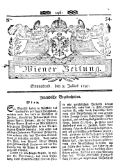 Wiener Zeitung 17970708 Seite: 1