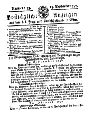 Wiener Zeitung 17970913 Seite: 33