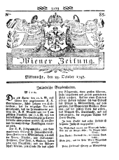 Wiener Zeitung 17971025 Seite: 1