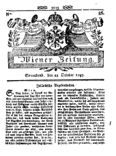 Wiener Zeitung 17971028 Seite: 1