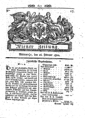 Wiener Zeitung 18000226 Seite: 1