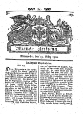 Wiener Zeitung 18000319 Seite: 1