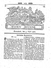 Wiener Zeitung 18000405 Seite: 1