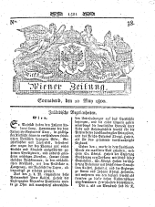 Wiener Zeitung 18000510 Seite: 1