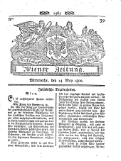 Wiener Zeitung 18000514 Seite: 1