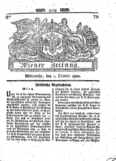 Wiener Zeitung 18001001 Seite: 1