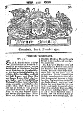 Wiener Zeitung 18001206 Seite: 1