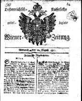 Wiener Zeitung 18070812 Seite: 1