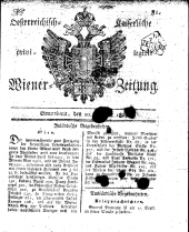Wiener Zeitung 18071010 Seite: 1