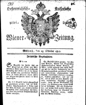Wiener Zeitung 18071028 Seite: 1