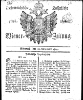 Wiener Zeitung 18071118 Seite: 1
