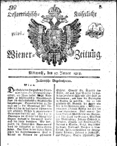 Wiener Zeitung 18080127 Seite: 1
