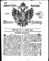 Wiener Zeitung 18080810 Seite: 1