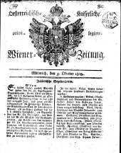 Wiener Zeitung 18081005 Seite: 1