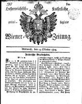 Wiener Zeitung 18081019 Seite: 1