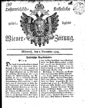 Wiener Zeitung 18081102 Seite: 1