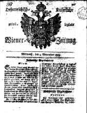 Wiener Zeitung 18081109 Seite: 1