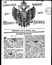 Wiener Zeitung 18090204 Seite: 1
